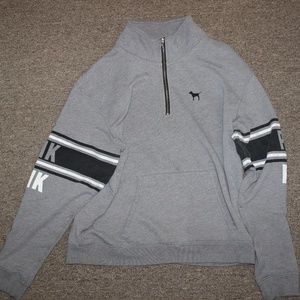 Victoria's Secret PINK half zip sweatshirt